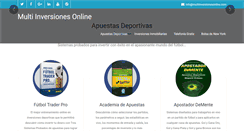 Desktop Screenshot of multiinversionesonline.com