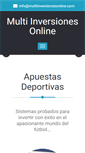 Mobile Screenshot of multiinversionesonline.com