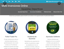 Tablet Screenshot of multiinversionesonline.com